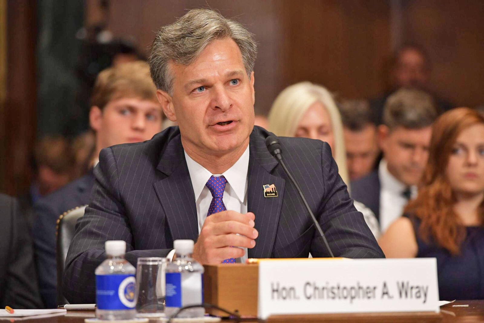 FBI chief Christopher Wray says phone encryption is a ‘major public safety issue’