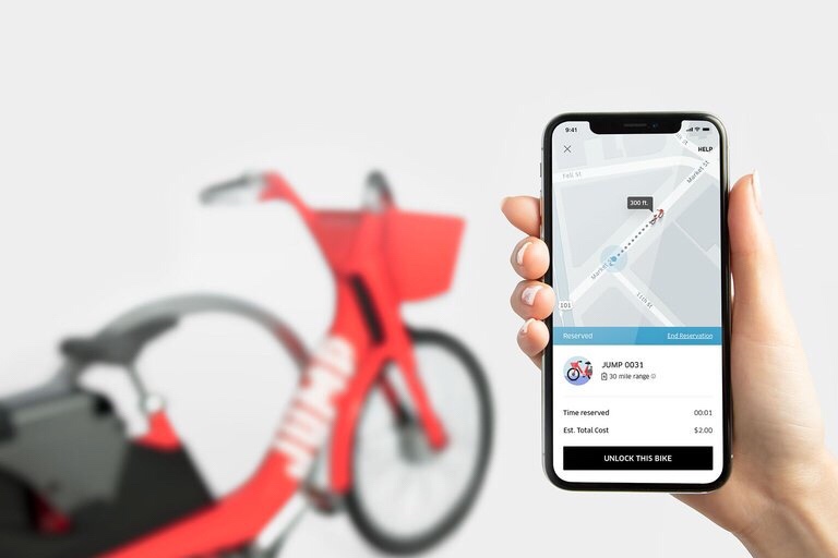 Uber’s new pilot service is a bike-sharing service in San Francisco