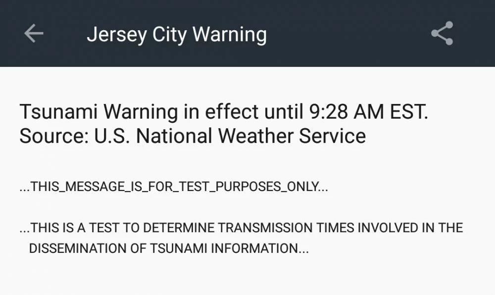 Tsunami warning test is yet another mistake of latest false alarm