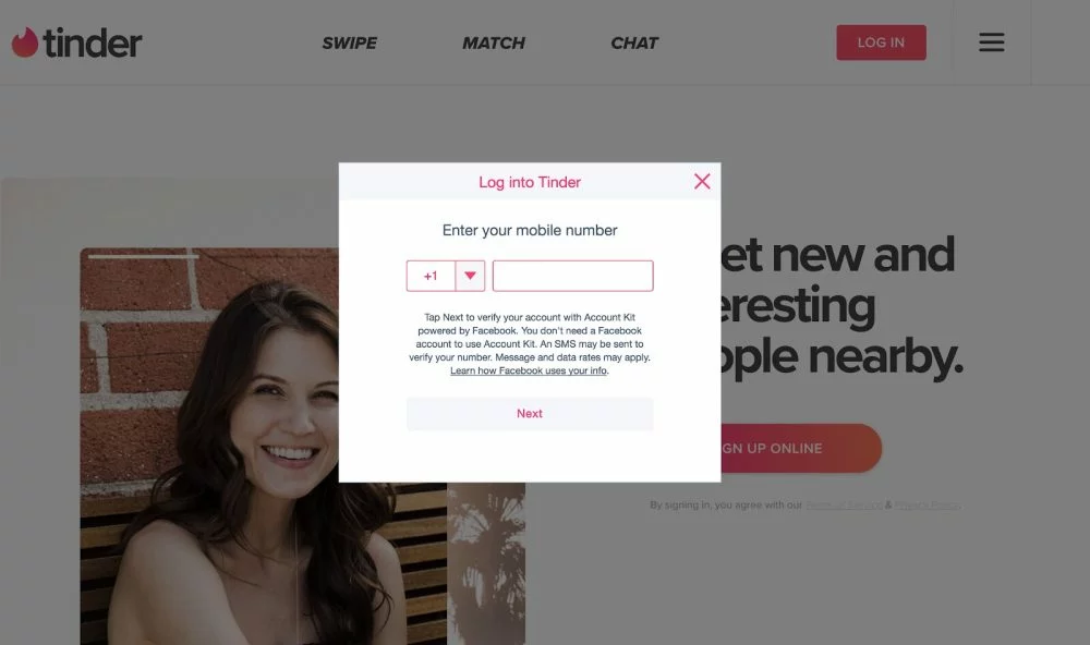 A Tinder security flaw granted access to accounts with just a phone number