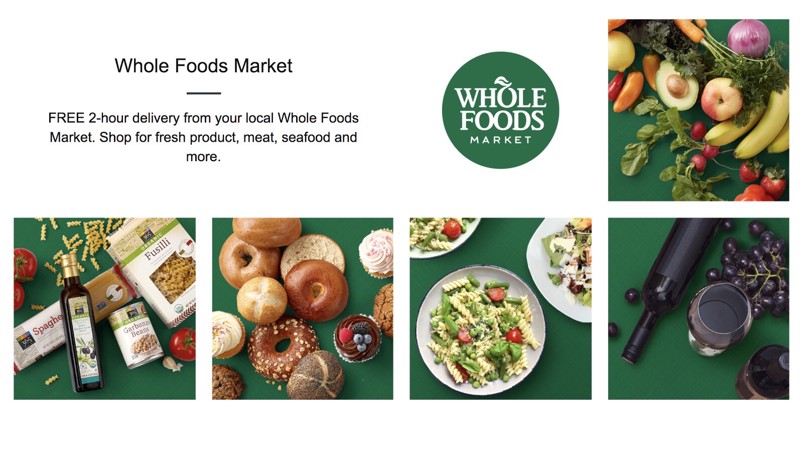 Amazon will now deliver Whole Foods products right at your doorstep in two hours