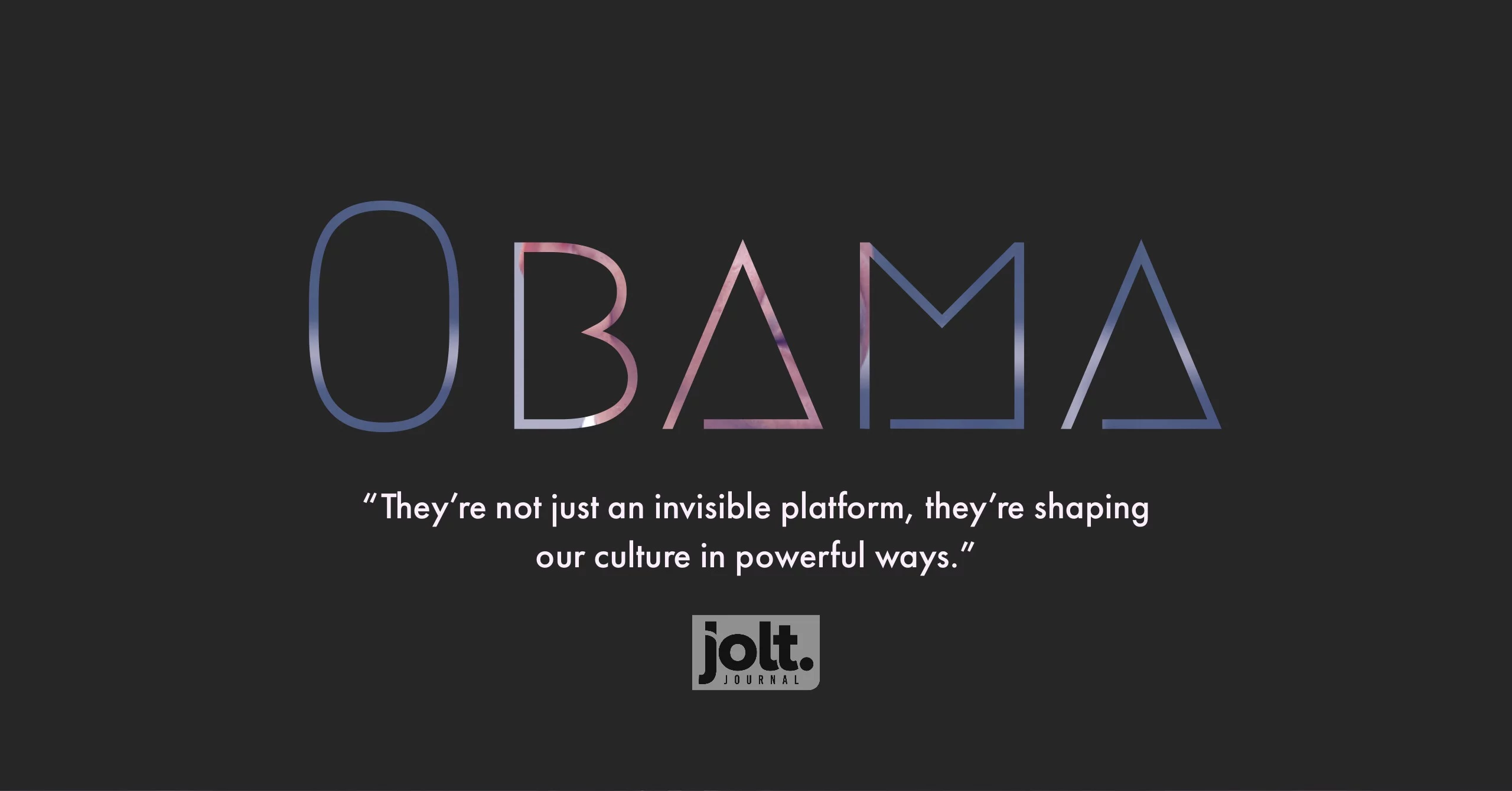 Former president Barack Obama warns Facebook and Google to check themselves