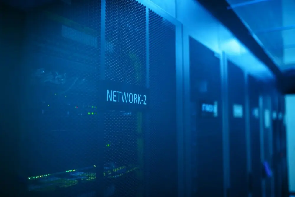Network server racks in a data center, where Meta's capex is going